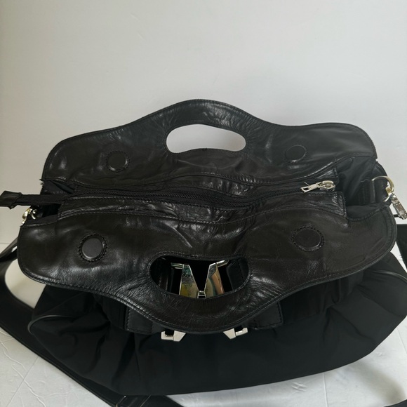 RUDSAK New Tote Bag Belt Shoulder Crossbody Nylon Leather Buckle Minimalist Ruch - Picture 8 of 16